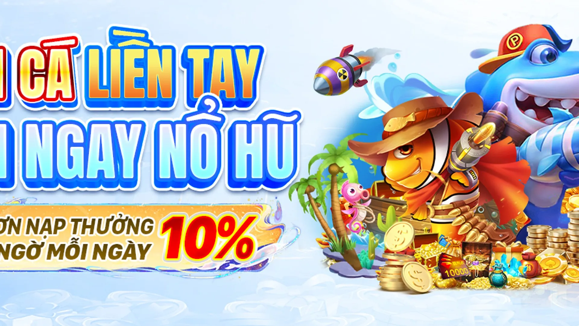 Giao diện game bắn cá 13win với đồ họa sống động
